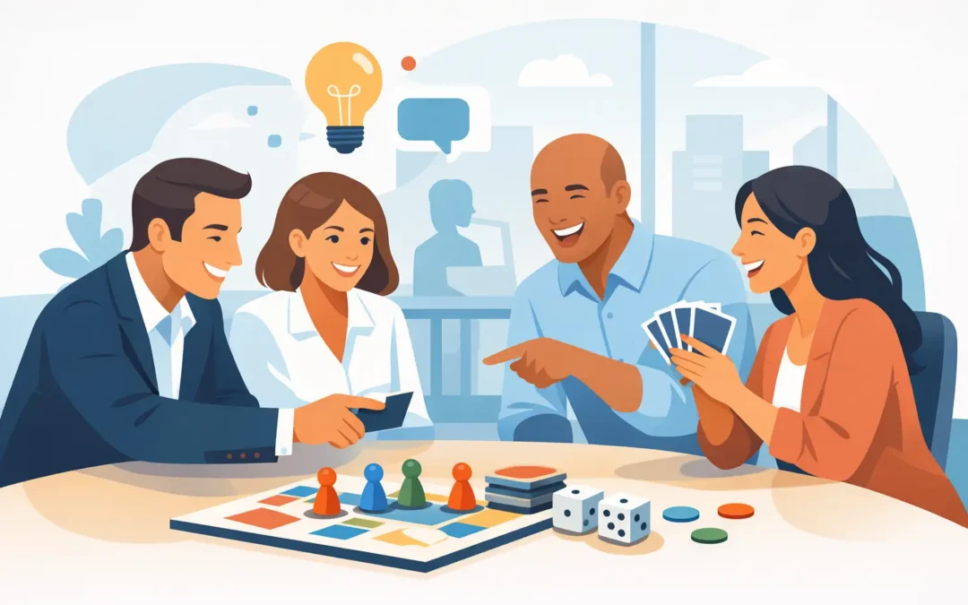 Juego de mesa rápido para prender la junta