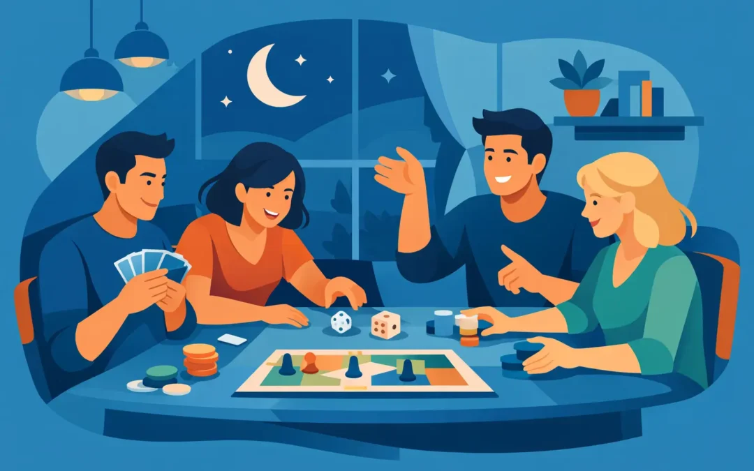 Cómo preparar una noche de juegos con amigos