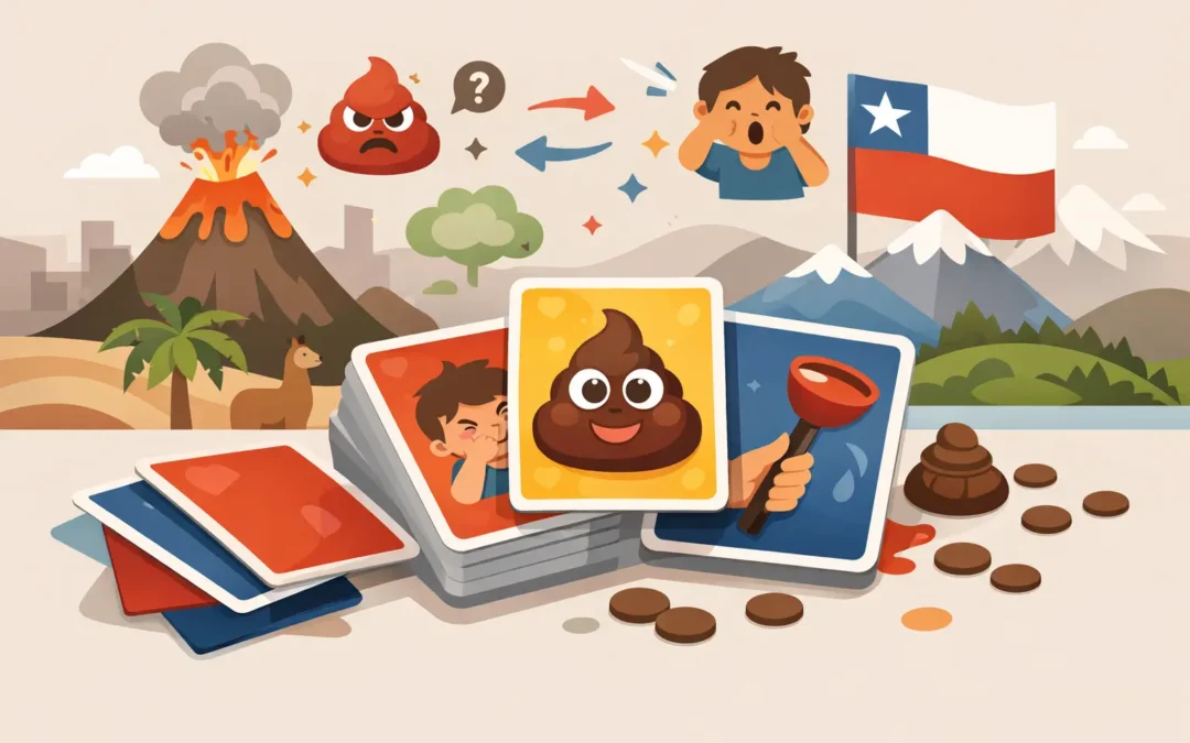 Review de un juego de cartas chileno Care Caca