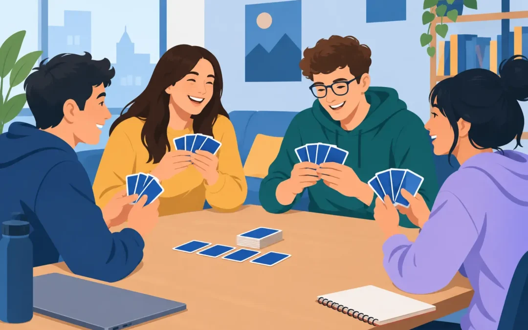 Un juego de cartas para universitarios que prende